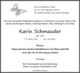 eine Anzeige